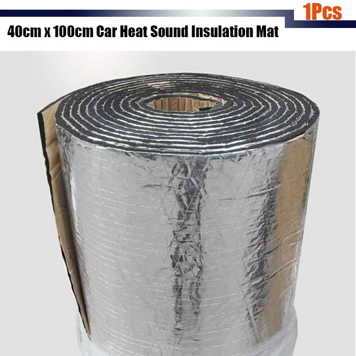 6mm Thick Car Turbo Heat Insulation Shield Sound Noise Reduce Mat Deadener 40cm x100cm