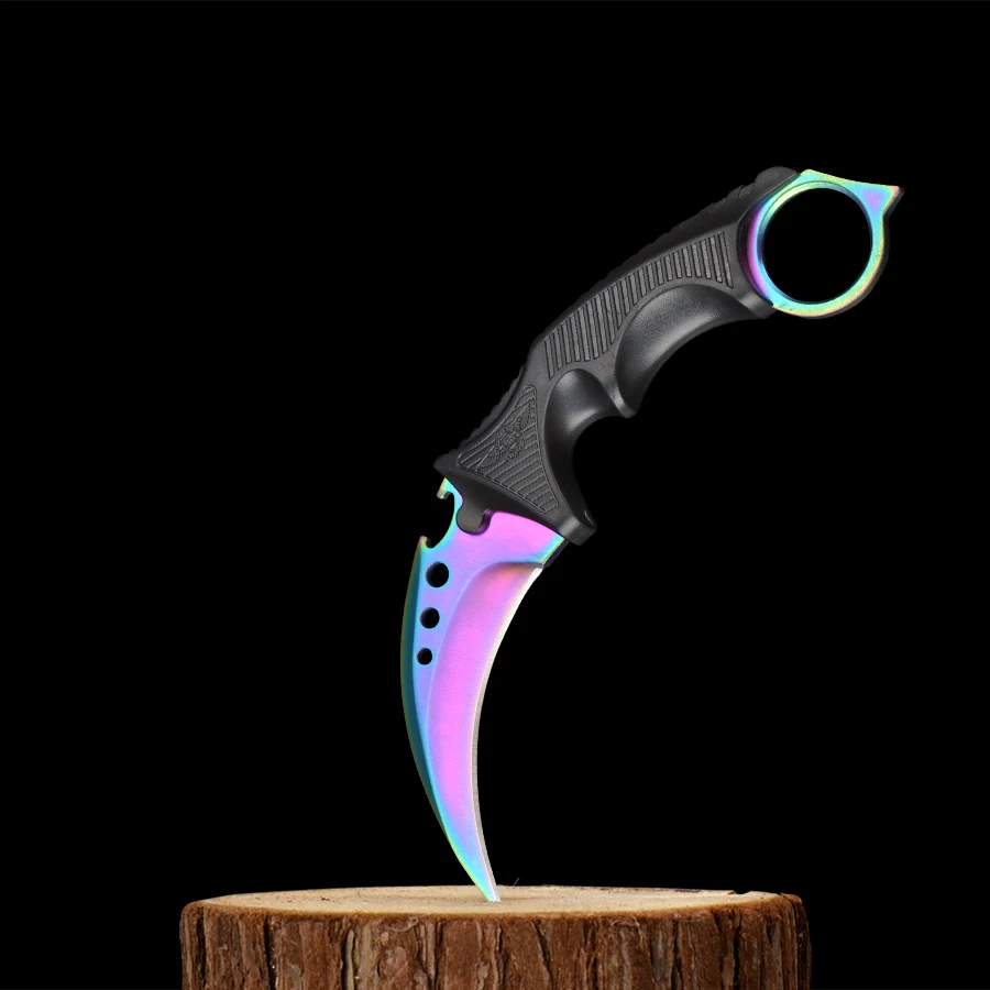 CIMA CSGO допплер Karambit Hawkbill Полный Тан шейный нож ABS оболочка-(ограниченная серия