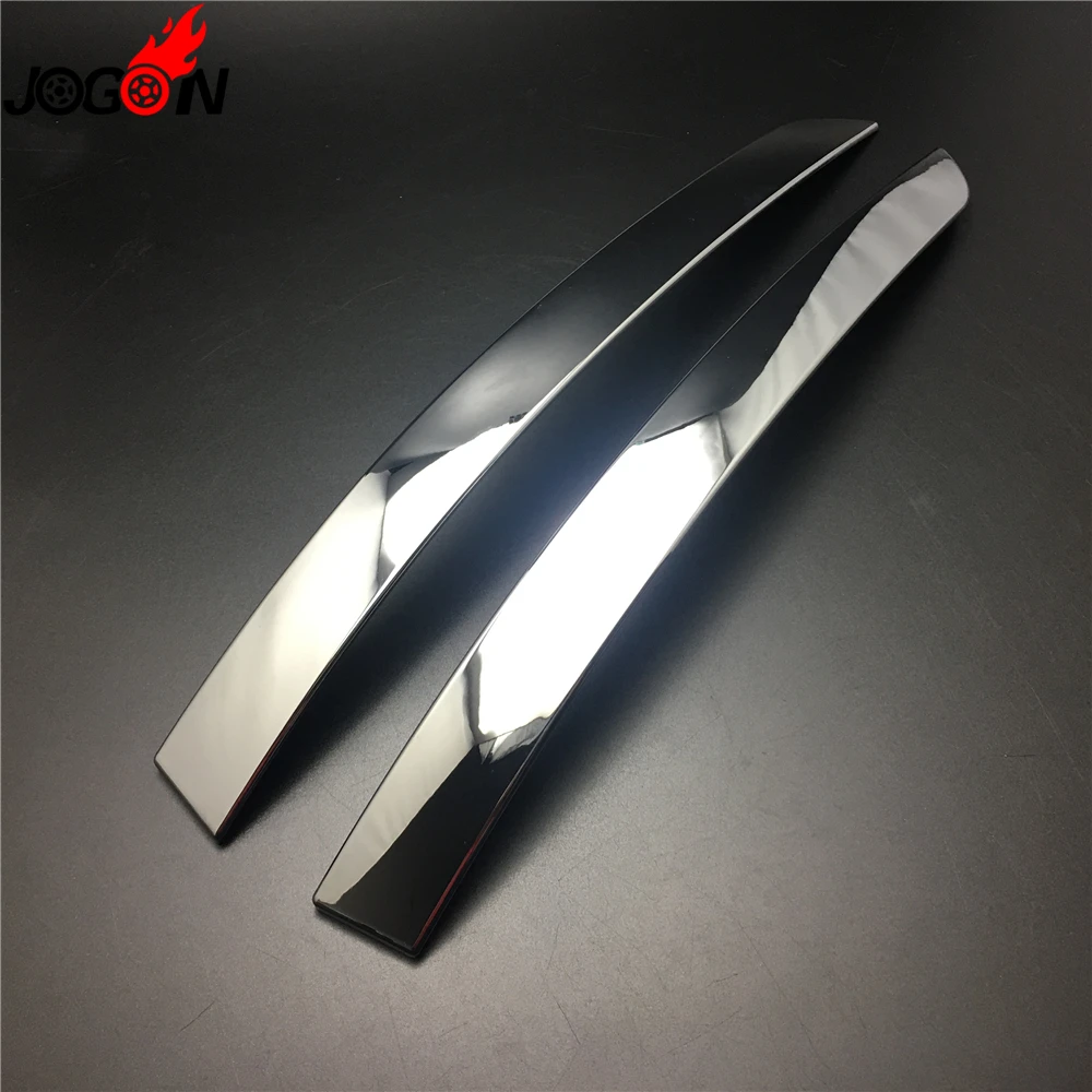 

ABS Chrome Anti-Scratch Front Bumper Corner Stripe Cover Trim For Land Rover LR Range Rover Velar 2018