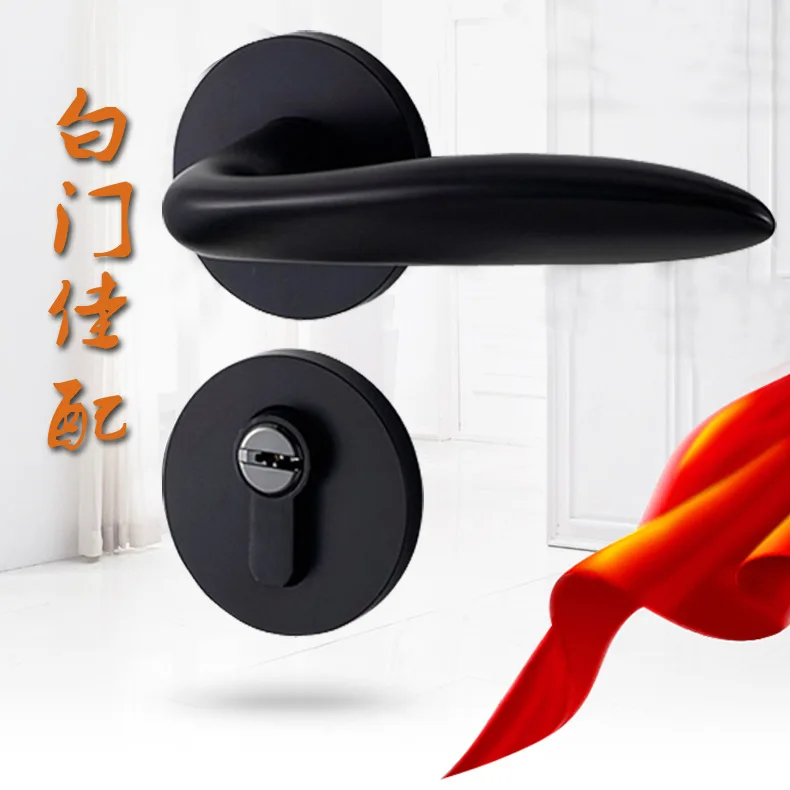 

2018 Sale Real Free Shipping Wholesale Aluminum Alloy Furniture Hardware Space Alumina Mechanical Locks Quiet Bedroom Suit Door