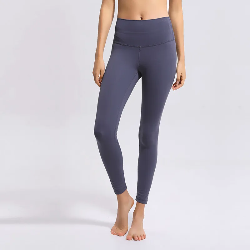 Colorvalue классические 2,0 версии мягкие на ощупь спортивные фитнес-Леггинсы для женщин эластичные с высокой талией спортивные трико для спортзала штаны для йоги - Цвет: Light Purple Grey