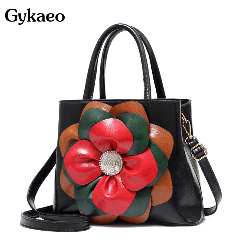 Gykaeo дизайнерские сумки Высококачественная модная Цветочная сумка-тоут Дамская