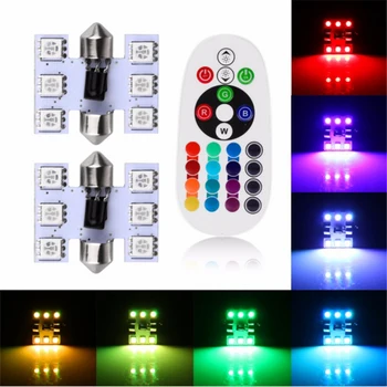 

Multi Colors Car LED Light Colorful Reading Lamp with Remote Control for BMW E90 E60 E36 F30 F10 E34 X5 E53 E30 F20 E87 M3 M4