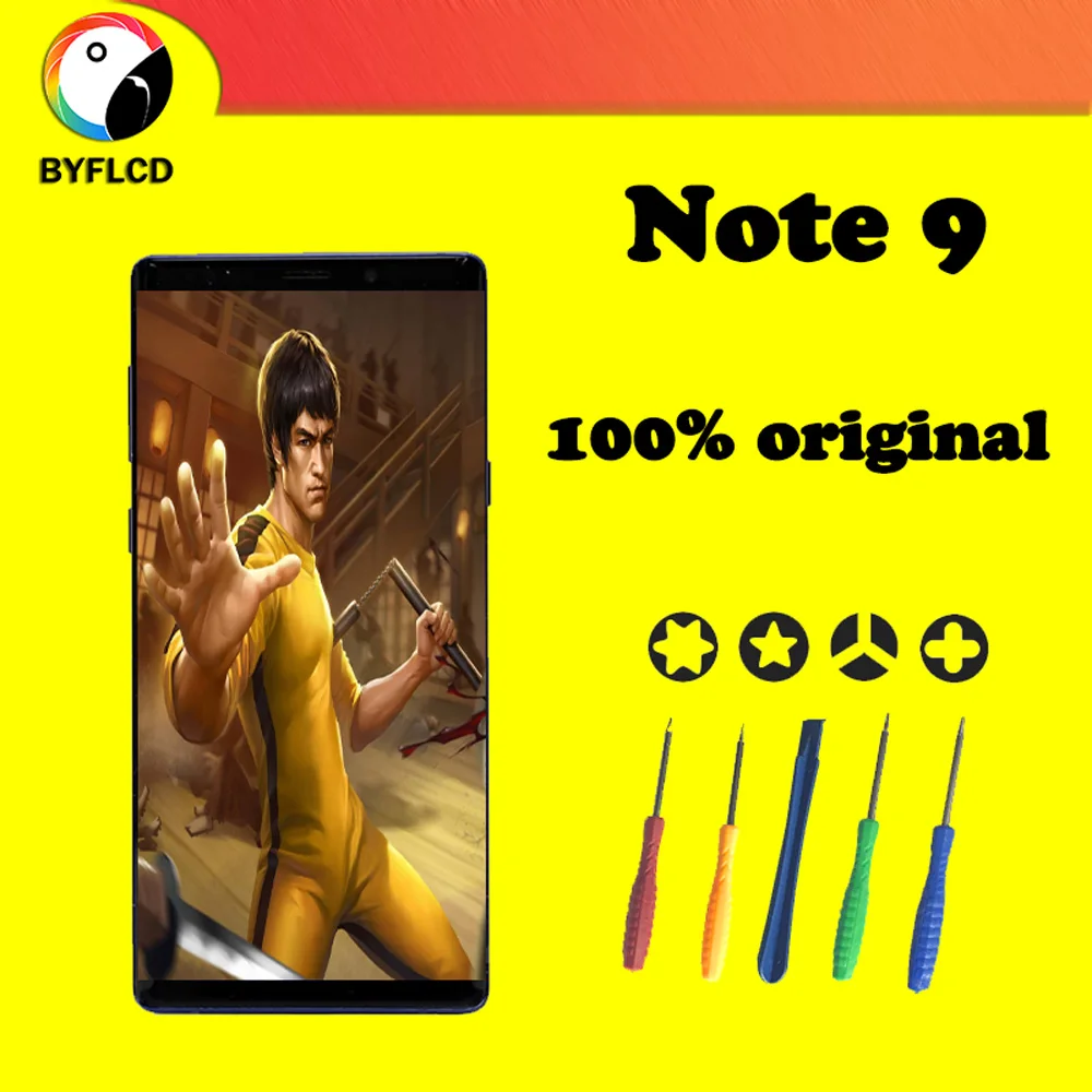 Оригинальный Amoled дисплей для samsung Note 9 N960F N9600 N960DS ЖК экран galaxy note оцифровать сборка