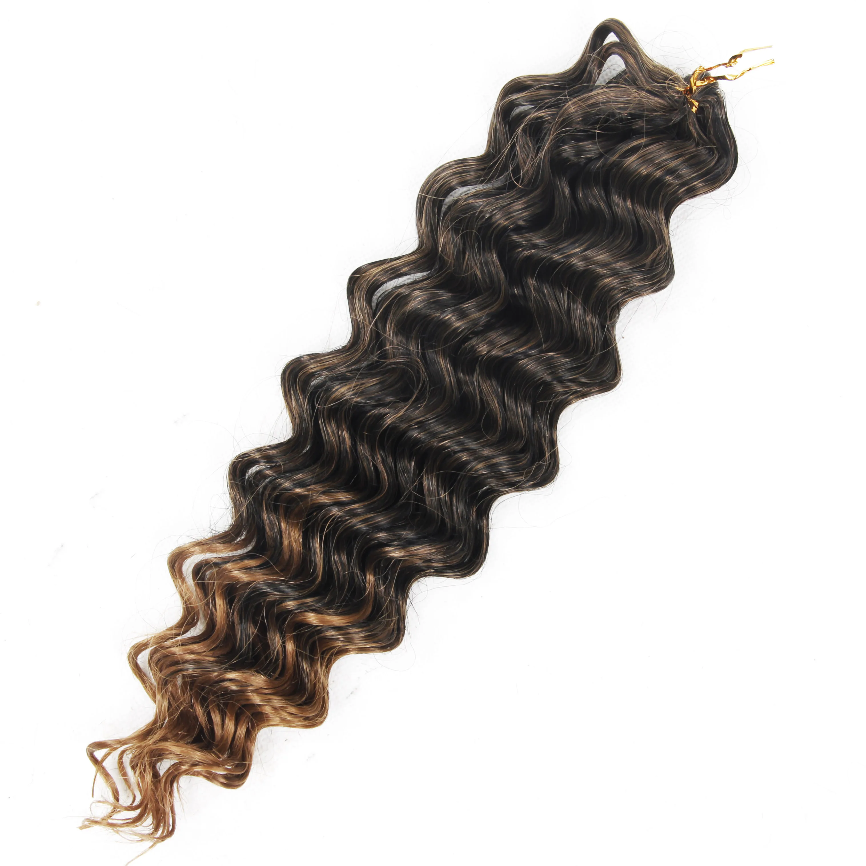 Synthetic Deep Wave Crochet Braiding Hair Extensions 10