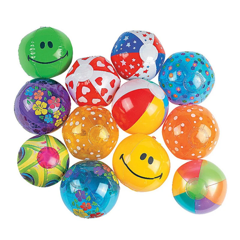 

Mini Multi-style Inflatable Ocean Ball Set Child Beach/Pool/Bath Toy Ball Baby Toys Paty Supply Stage Prop