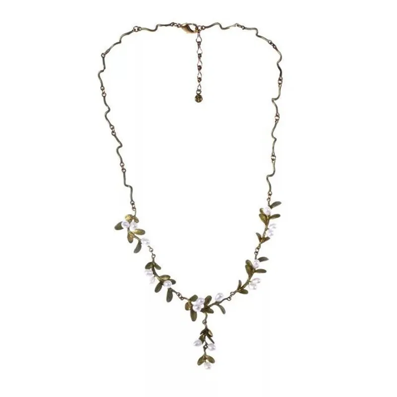 

2017Amybaby Good Quality Natural Freshwater Pearls Boxwood Womens Vintage Necklace Jewelry