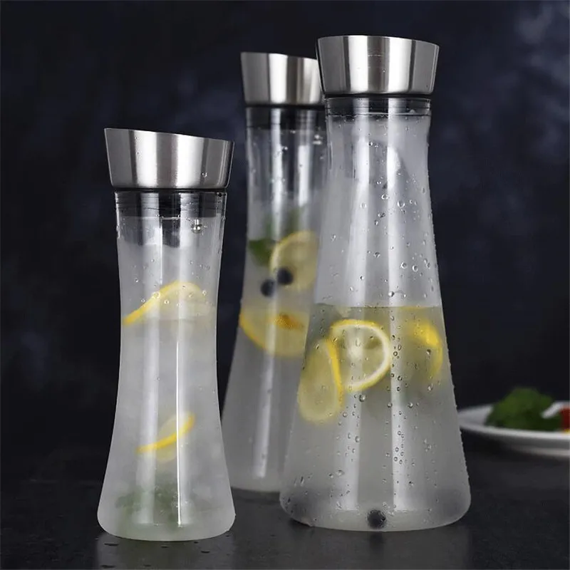 Bar acrylic water kettles juice jug plastic drop proof jug PC wine jug