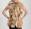 Женское Новое поступление шуба из натурального Лисьего меха из натурального Лисьего леопардового меха куртка для классического пальто TFP302 - Цвет: Yellow