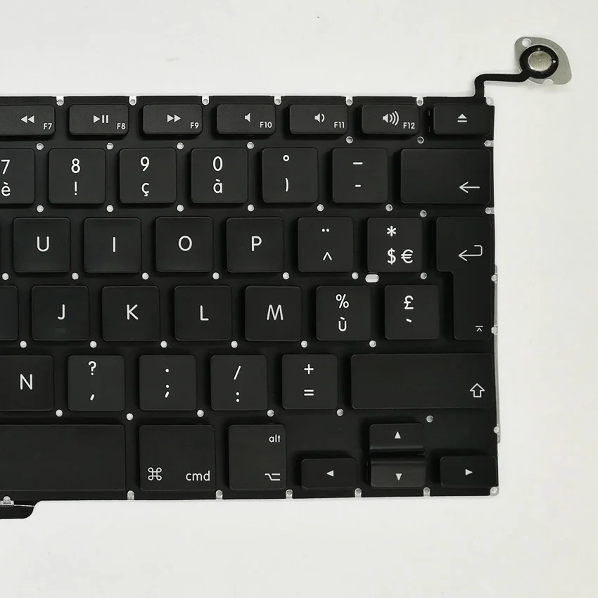 Новая клавиатура AZERTY с подсветкой для Macbook Pro A1278 Французская 2009 2012 лет 5 шт.|keyboard for