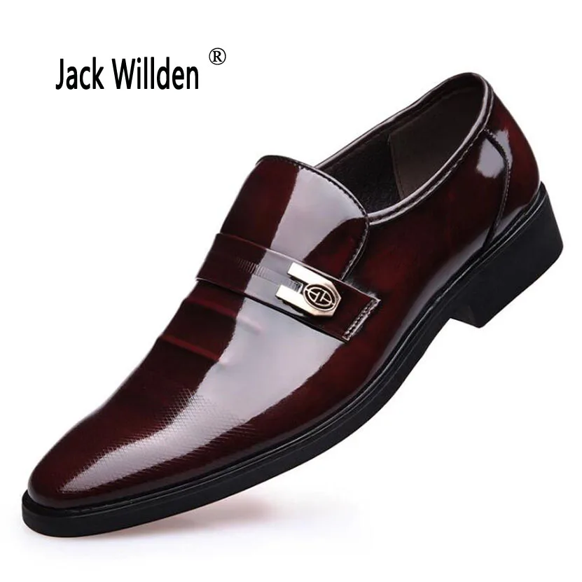 Jack Willden Men's Leather Shoes Genuine Leather Wedding ...