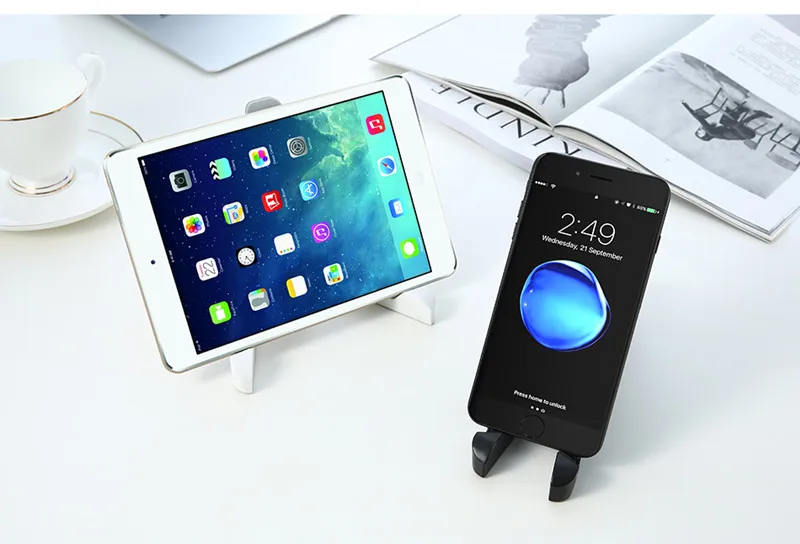 Гибкий чехол подставка для планшетов и телефонов iPad 2 3 4 Air Mini iPhone 5s 6 6S Plus Galaxy S5 S6 Edge