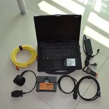 FOR bmw icom 2 With laptop cf52 ram 4g car diagnostic computer with software ista expert mode 500gb hdd windows 7 ready to use