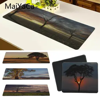 

MaiYaCa The Evening Trees Landscape Office Mice Gamer Soft Mouse Pad Large Gaming Lockedge Mouse Mat Keyboard Pad For lol cs go