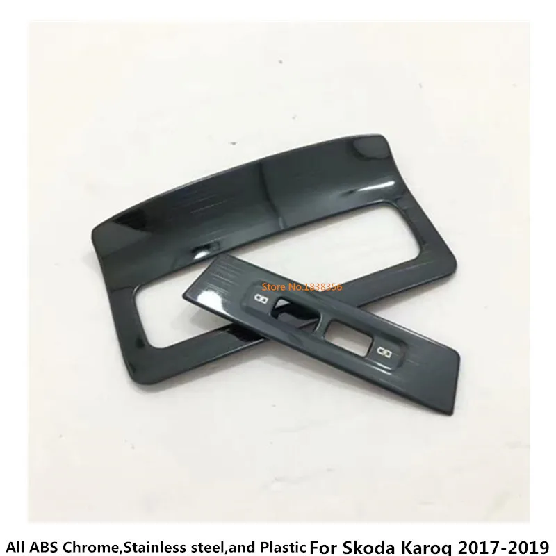 Для Skoda Karoq 2017 2018 2019 2020 украшение автомобиля отделка задняя розетка USB выпускная