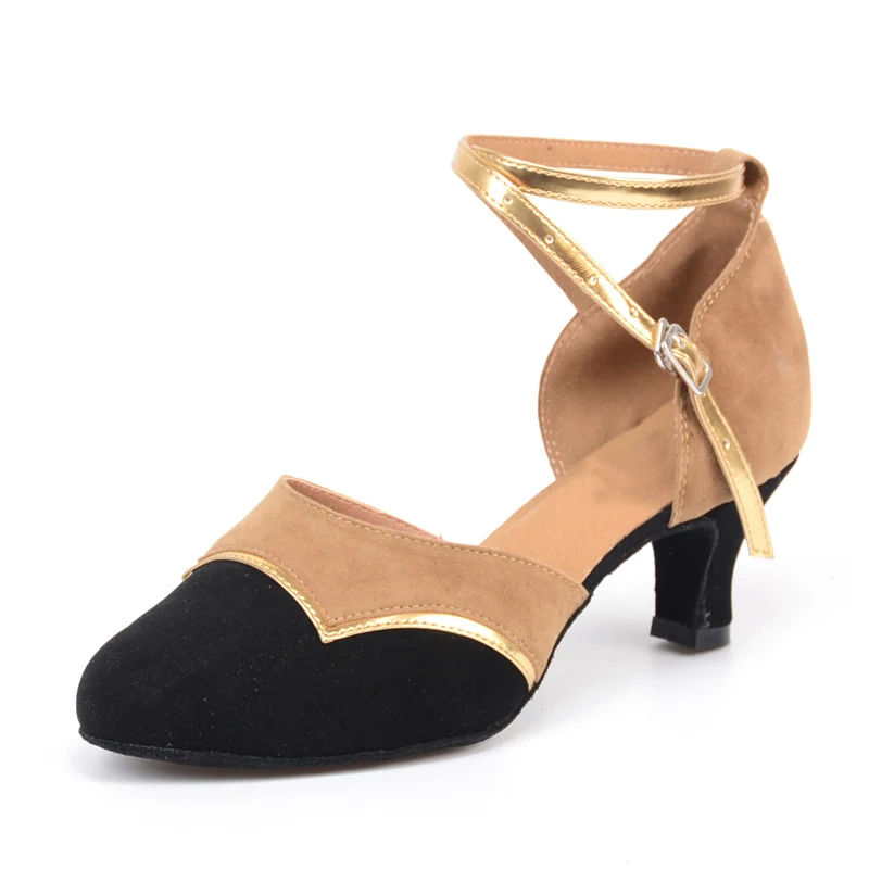 Hot Selling Ladies Women Tango Salsa Ballroom Latin Dance Shoes 2.36 Inch Heels