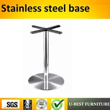 U-BEST мебельная фурнитура из нержавеющей стали, ножки стола из матовой нержавеющей стали