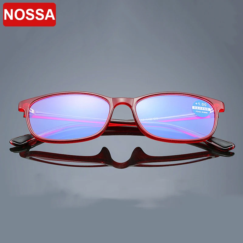 

New reading glasses anti blue light goggles ultra light comfortable glasses silicone pad TR90 reading glasses+1.00---+4.00.
