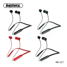 Remax RB-S17 Bluetooth одежда для шеи Спортивные Повседневные наушники спортивные Bluetooth голосовые наушники с шумопоглощающим эффектом для телефонов