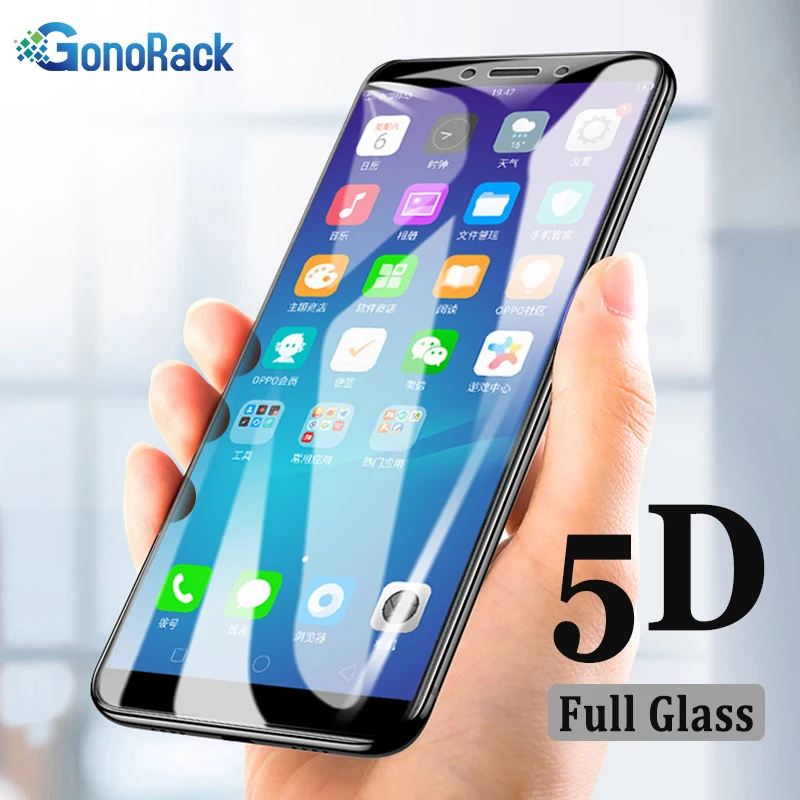 Gonorack 5D полный клей Стекло для oppo A59 A71 A73 A79 A83 закаленное Экран протектор защитная