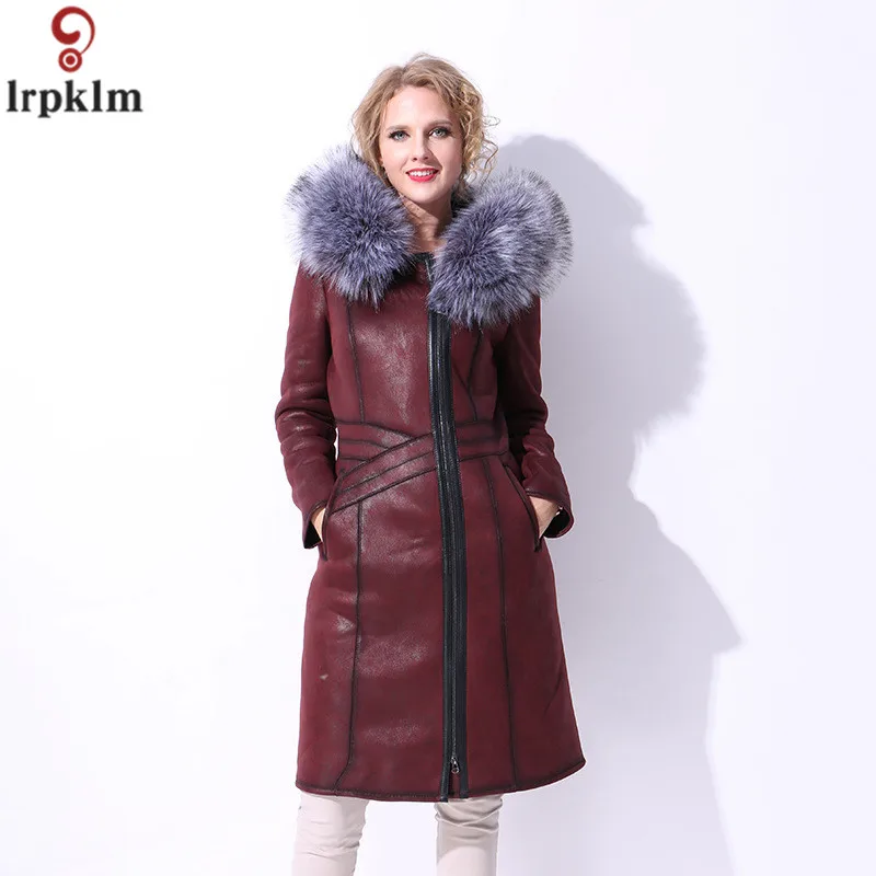 Women Winter Jacket Leather Jacket Winter Coat Women Parka Plus Size 7XL Long Leather Coat Fur Collar Zipper Hooded Coats 2018 AS02 (10)