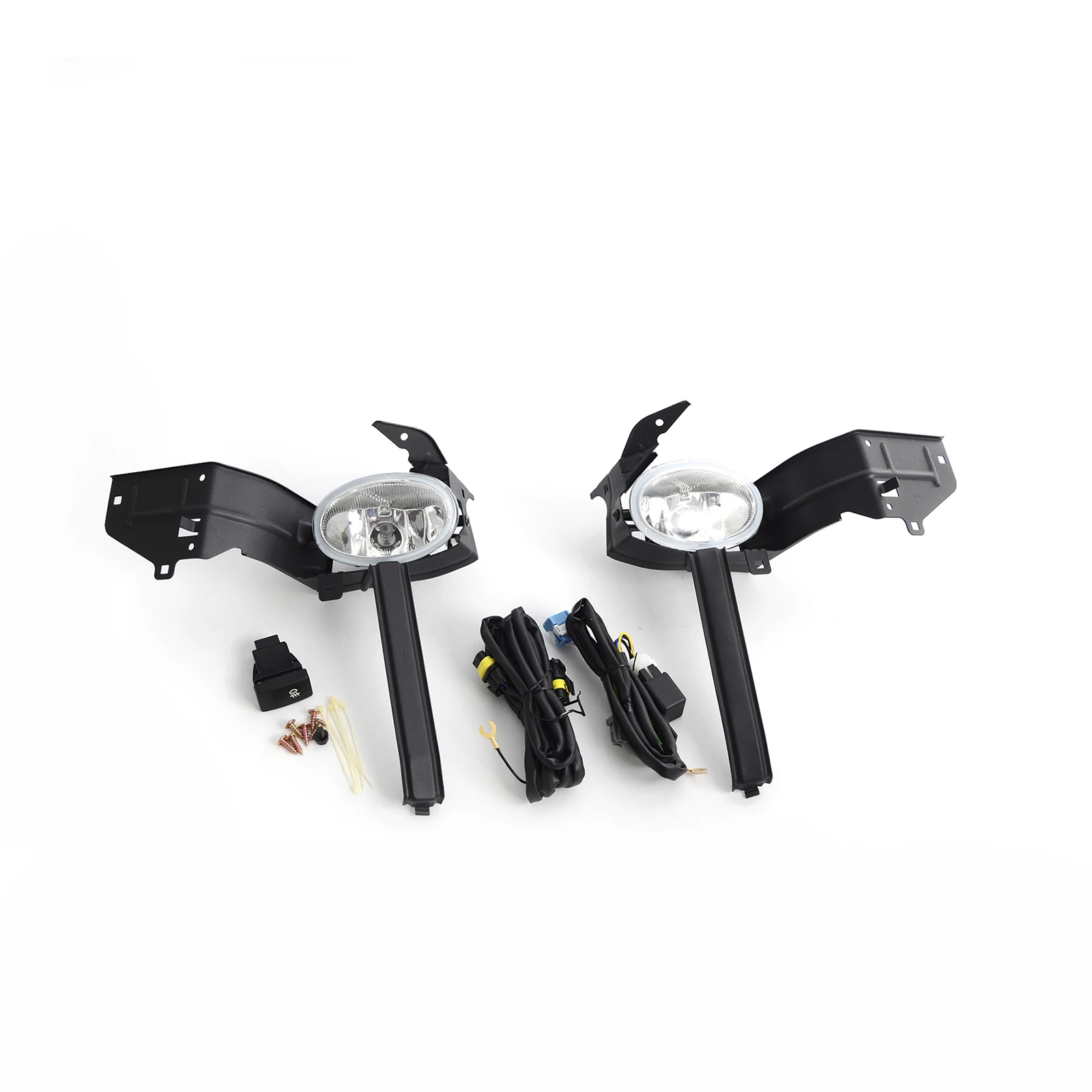 NICECNC Car Front Fog Light Lamp Kit For Honda Accord Sedan V6 2008 2009 2010 Left & Right Side # 33901-TA0-305 #33951-TA0-305
