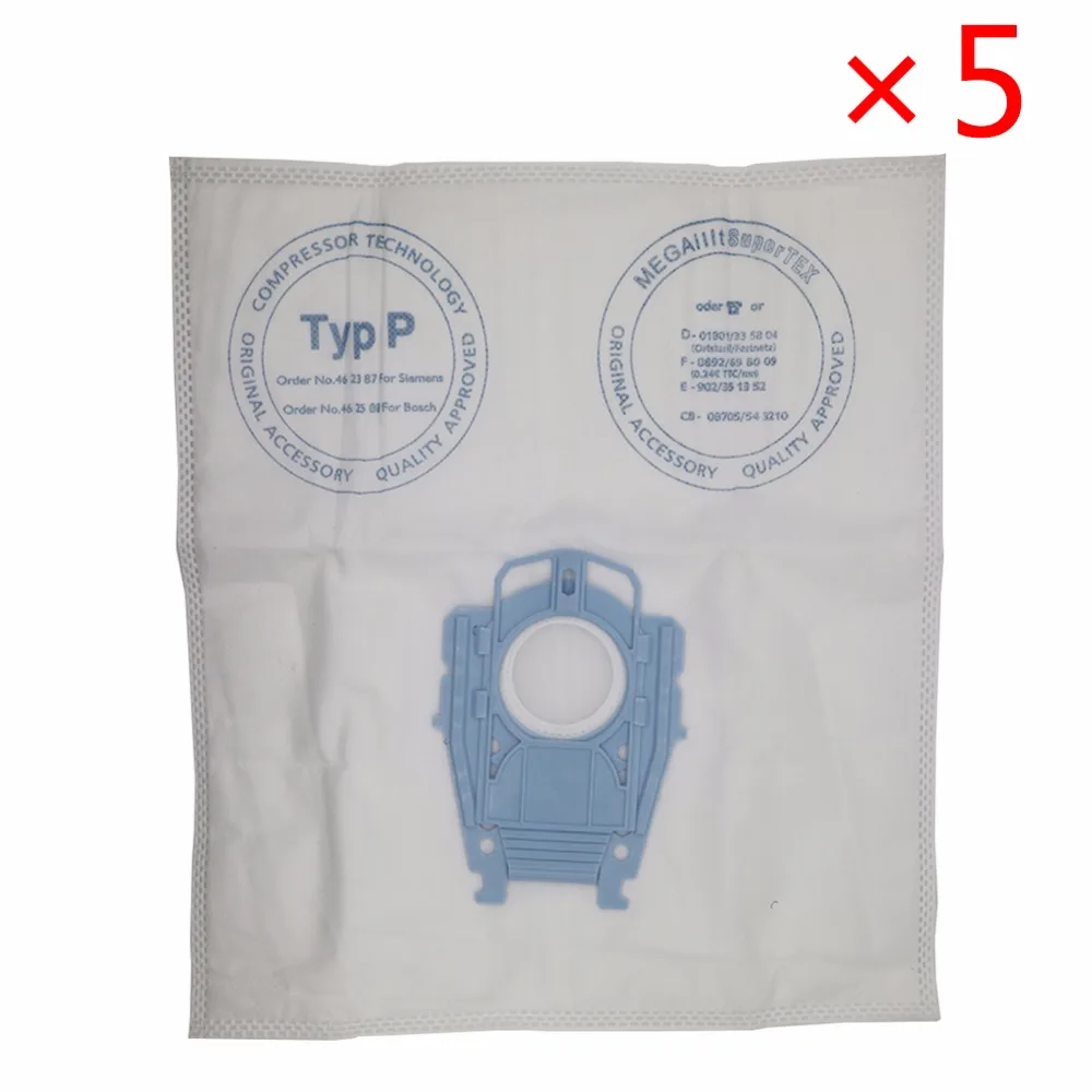 

5 pieces vacuum cleaner dust bag suitable for Genuine Bosch Vacuum Cleaner Hoover Dust Bags Type P 468264 461707