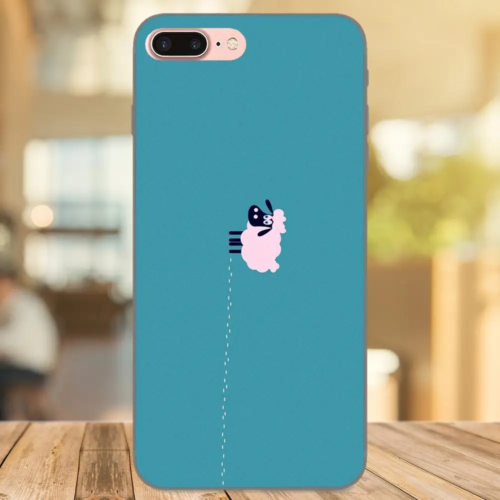Маленькая овечка I Love You для Samsung Galaxy Note 4 8 9 G313 S3 S4 S5 S6 S7 S8 S9 S10 Edge Plus Lite I9082 мягкий