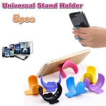 Hot 5PCS Touch U Accessories Mobile Phone Gift Stand Holder Rubber Sucker Stand Support For iPhone 5 5S 6 Plus For Samsung HTC