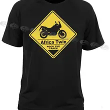 Новая летняя мужская горячая Распродажа модная футболка Japanes известный мотоцикл Африка Твин Приключения Crf рубашка