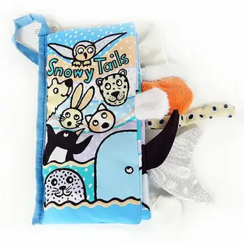 

Animal Snow Tails Cloth book Baby Toy Cloth Development Books Learning & Education books Sep 1