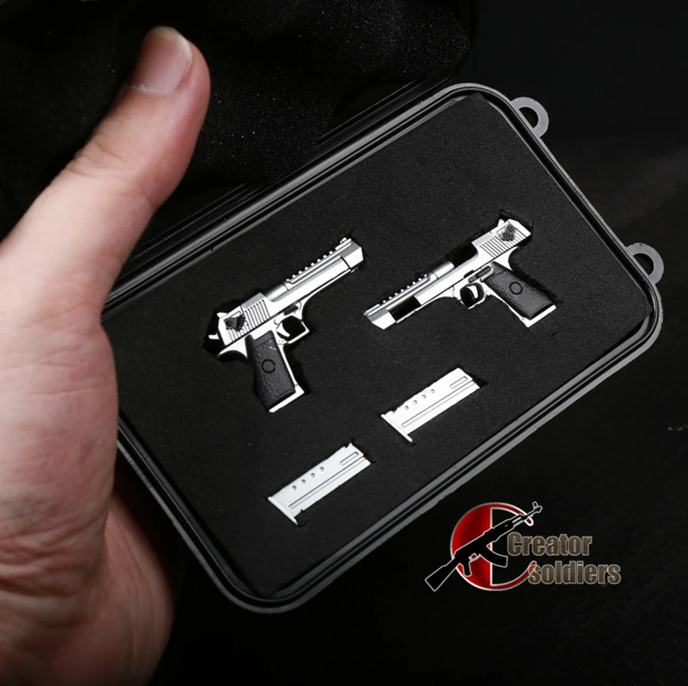 

1/6 Scale Desert Eagle gun model Box Multi-functional weapon Storage Box Display box Accessories