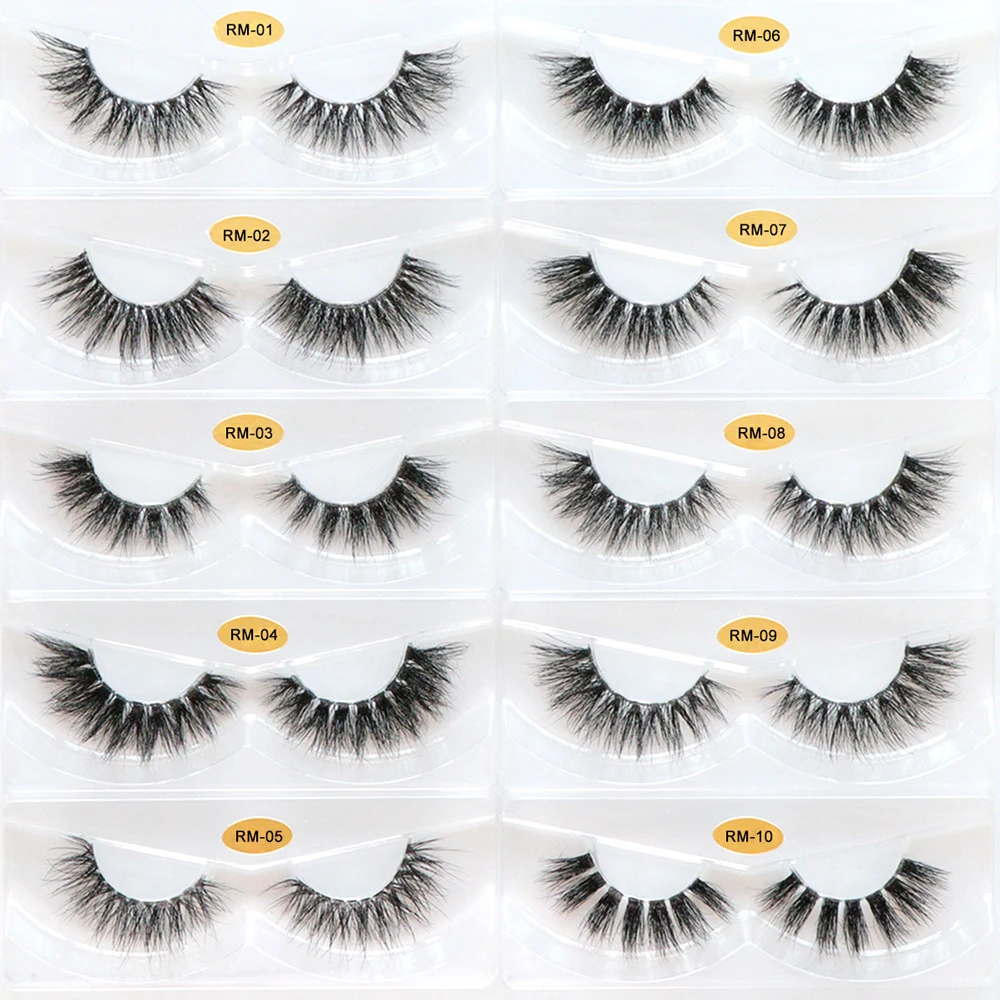 

Natural Mink Lahses Packed in Circle Blackbase Glitter Color Case Multiple Choices for Glitter Colors of Cases