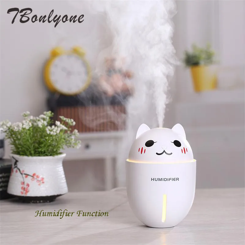 

TBonlyone 320ML Large Capacity Humidifier With Mini Fan Lamp Water Soluble Oil Diffuser 3 in 1 Ultrasonic Aroma Air Humidifier