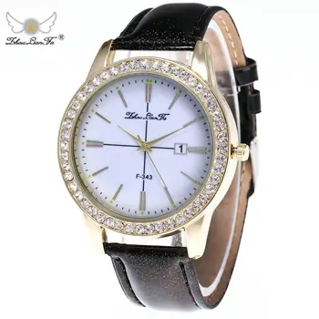 

zhou lian fa Women's Leather Strap Wrist Watch Fashion Men Dress Quartz Ladies Clockss Watch relogios feminino relojes mujer