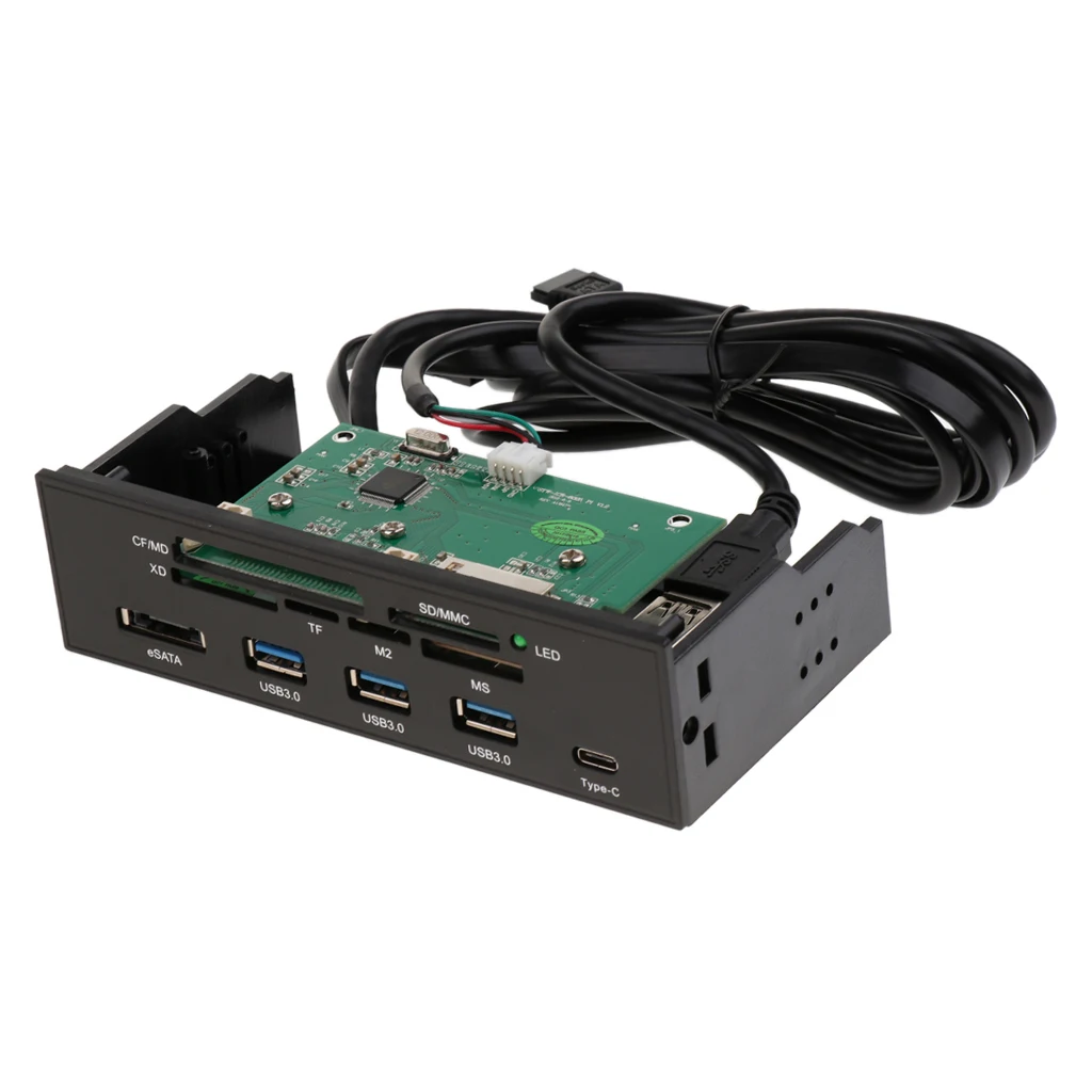 5.25 inch Desktop Optical Drive Front Panel Internal Card Reader Dashboard 
