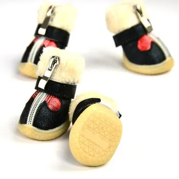 

Pet autumn winter snow boots waterproof slip-resistant Dog shoes Pets Supplies Teddy Chihuahua