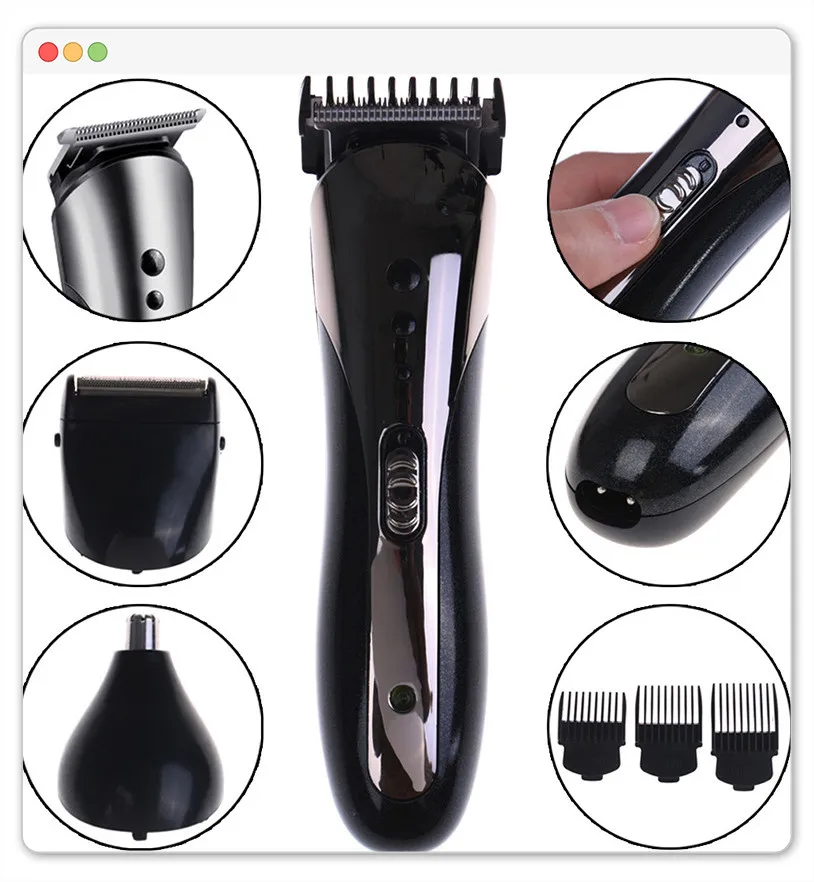 New Multifunction Hair Clipper Electric Beard Trimmer Professional Hair Trimmer Hair Cutting Machine Trimer