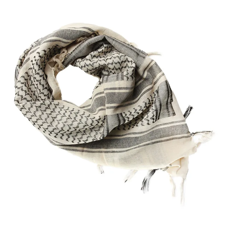 

Outdoor Trekking Military Shemagh Scarf Tactical Desert Arabian Cotton Paintball Camouflage Head Scarf Arab Keffiyeh Scarf