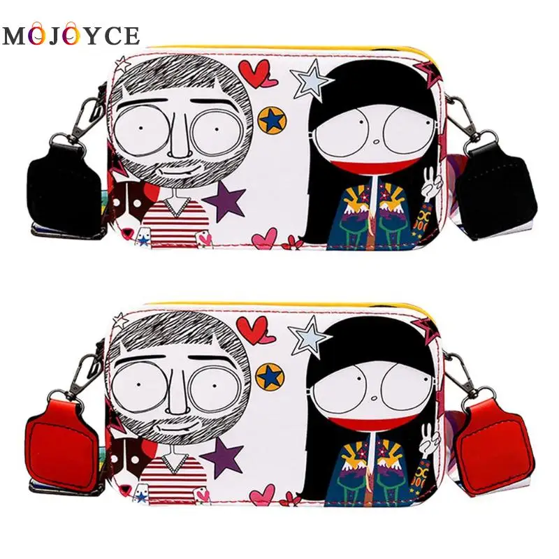 الشارع نمط الكتابة على الجدران بو الجلود Crossbody للنساء زيبر البسيطة المراهقين الفتيات الكتف رسول حقيبة الإناث حقائب الشارع نمط الكتابة على الجدران بو الجلود Crossbody للنساء زيبر البسيطة المراهقين الفتيات الكتف رسول حقيبة الإناث حقائب