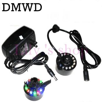 

DMWD 12 LED lamp Ultrasonic air humidifier Mist Maker 24V Fogger Water Fountain Pond Nebulizer Atomizer head Vaporizer Diffuser