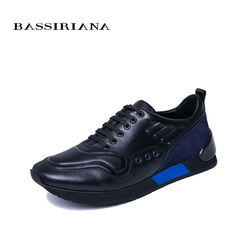 Bassiriana Herbst Leder Bequem Frühling 2019 Männer Schuhe upnatural Neue Spitze Atmungsaktiv Casual Und Black Sport rIrCfS