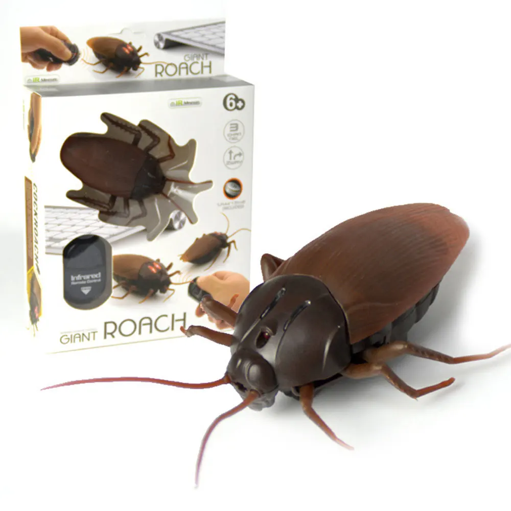 Rc насекомые поддельные игрушки Таракан ABS Моделирование шутка дистанционное управление Мини Инфракрасные насекомые шуточки вечерние трюки подарки шутки