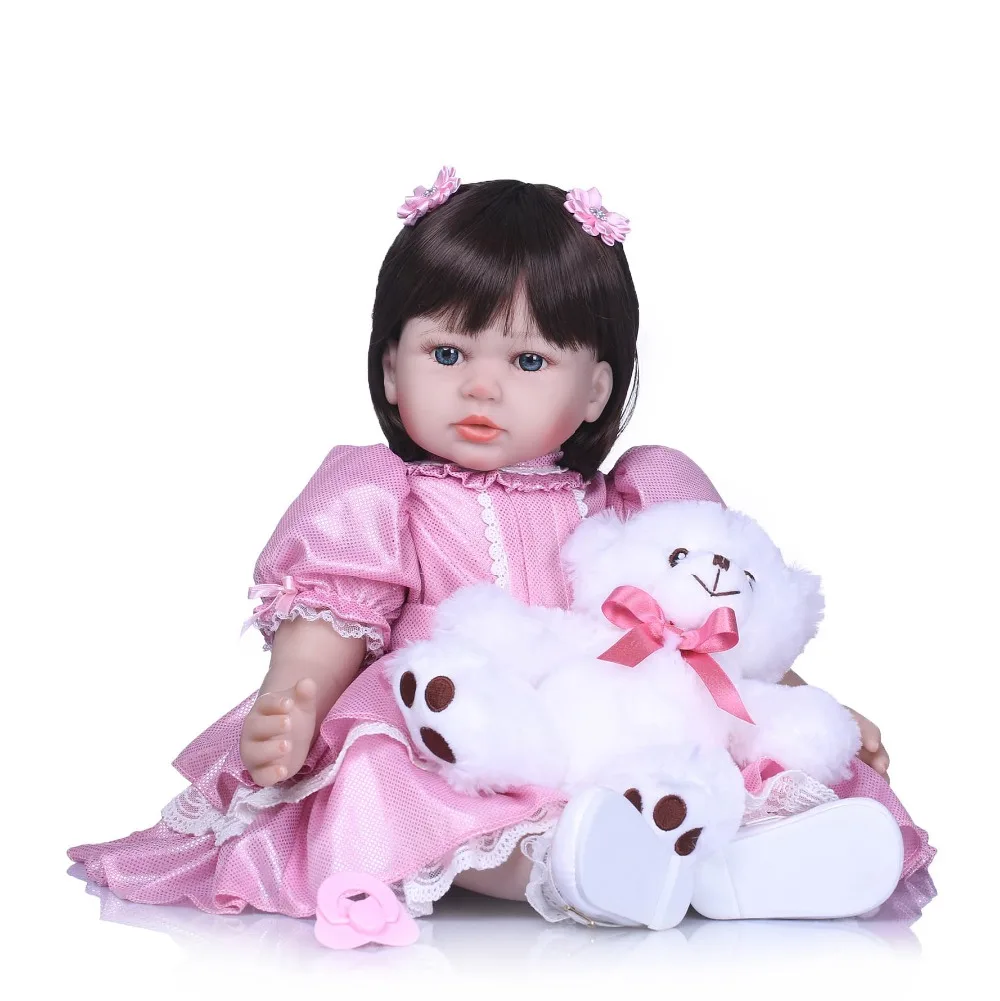 

NPKCOLLECTION 58cm silicone reborn baby newborn baby dolls lifelike baby fashion toy for girls gift on children birthday