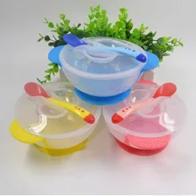 Детская чаша набор посуды Младенцы миска для питомца присоска зондирования