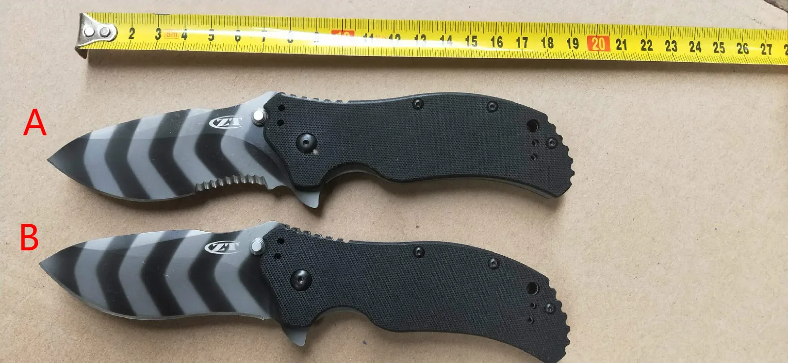 

EF ZT folding knife zero tolerance ZT0350 S30V blade /G10 handle folding hunting camping knife gift collection knife genuine EDC