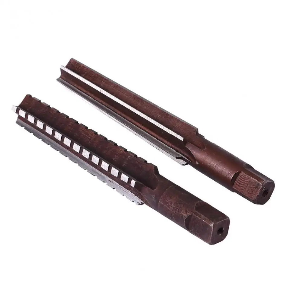 2pcs/set HSS MT2 Machine Reamer Taper Fine/Rough Reamer Cutter Tools