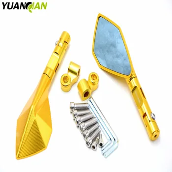 

Rearview Mirrors For Honda yamaha Kawasaki ducati ktm bmw benelli mt9 mt07 CNC Aluminum Mirror Motorcycle Scooter Accessories