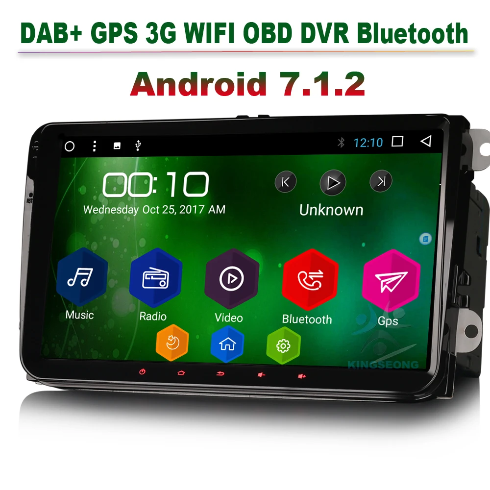9 &quotавтомобиль радио gps СБ Navi для VW Golf Passat CC MK5 Bluetooth Wi Fi OBD DVB T Сенсорный экран MP3 USB sd