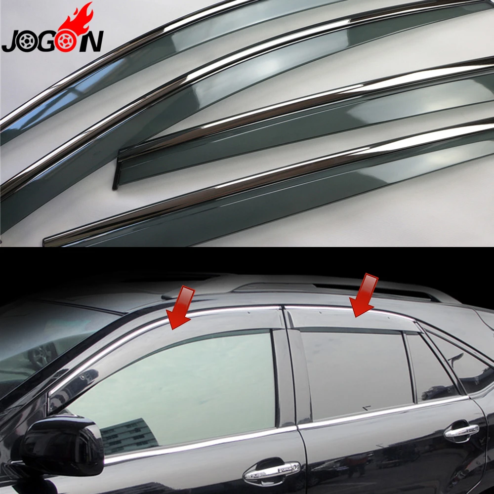 Для Lexus RX XU30 RX300 RX350 RX400h 2004 2009 Toyota Harrier Window Sun Rain козырьки вентиляционный дефлектор